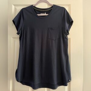 Navy Blue Smartwool Pocket Tee